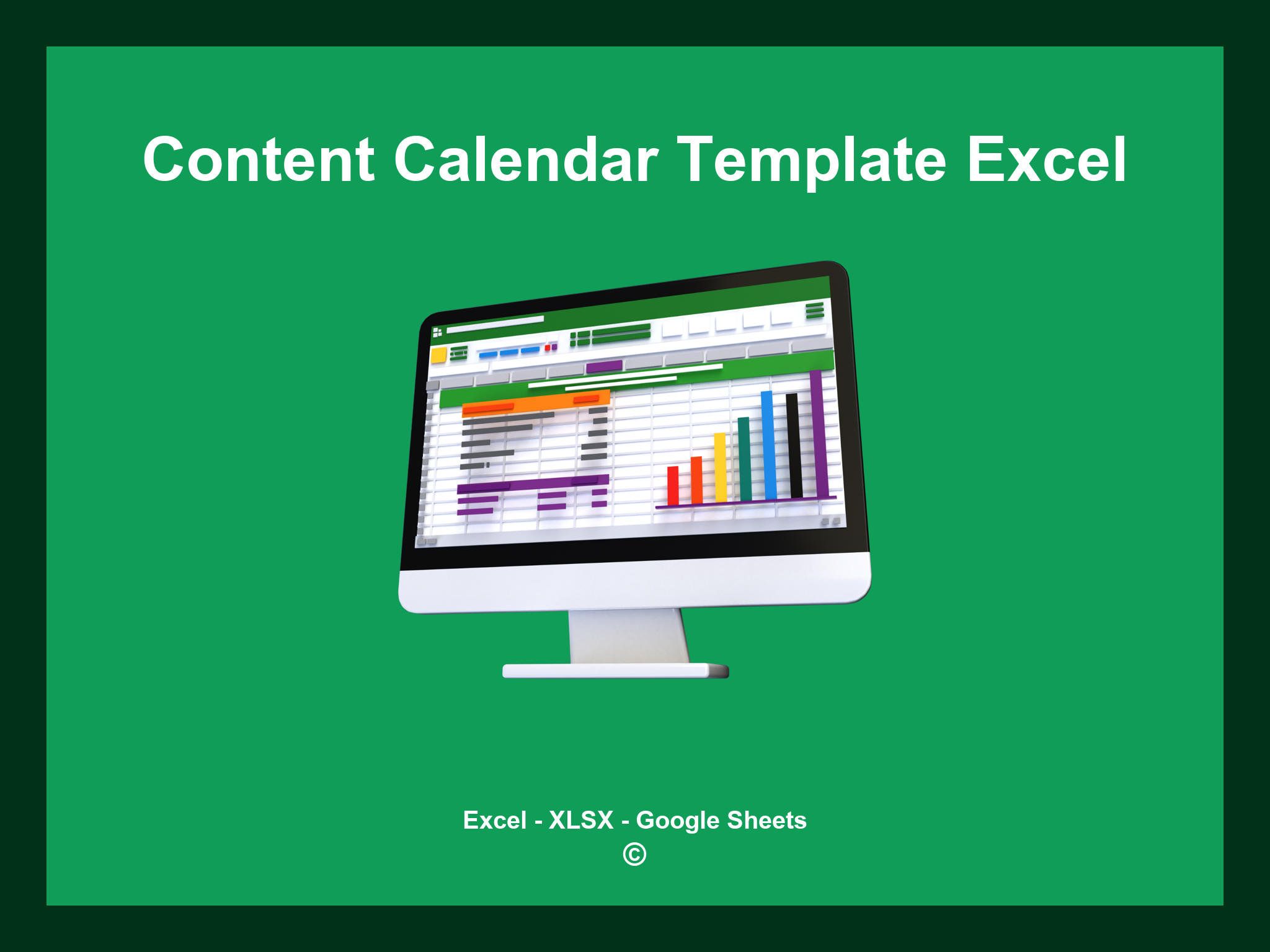 Content Calendar Template Excel