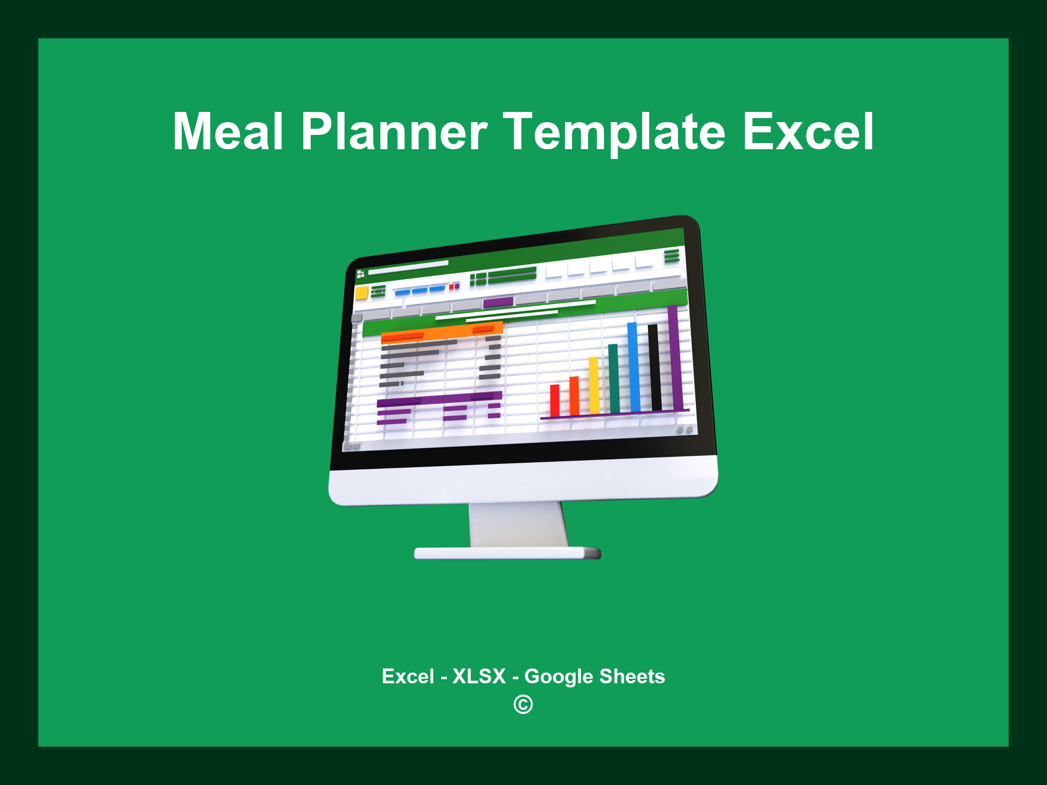 Meal Planner Template Excel